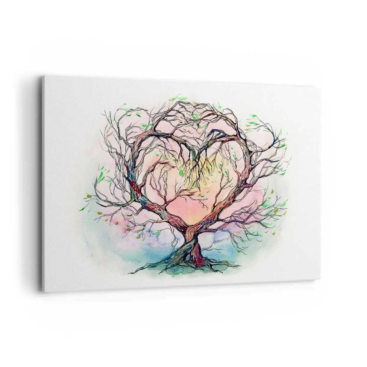 Schilderen op canvas - Samen tegen de stormen - 120x80 cm