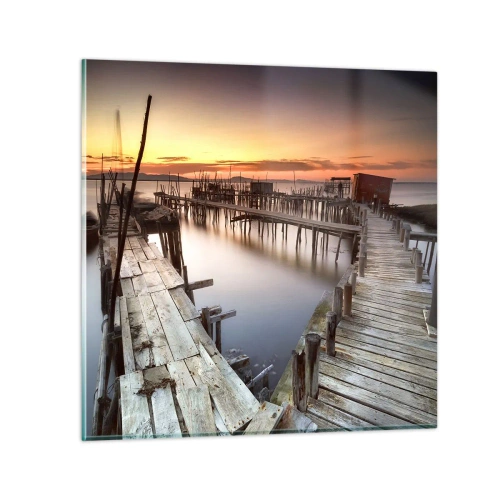 Schilderen op glas - Authentiek, geen toeristendummy? - 70x70 cm