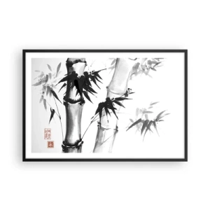 Poster in een zwarte lijst - Close-up op het oosten - 91x61 cm