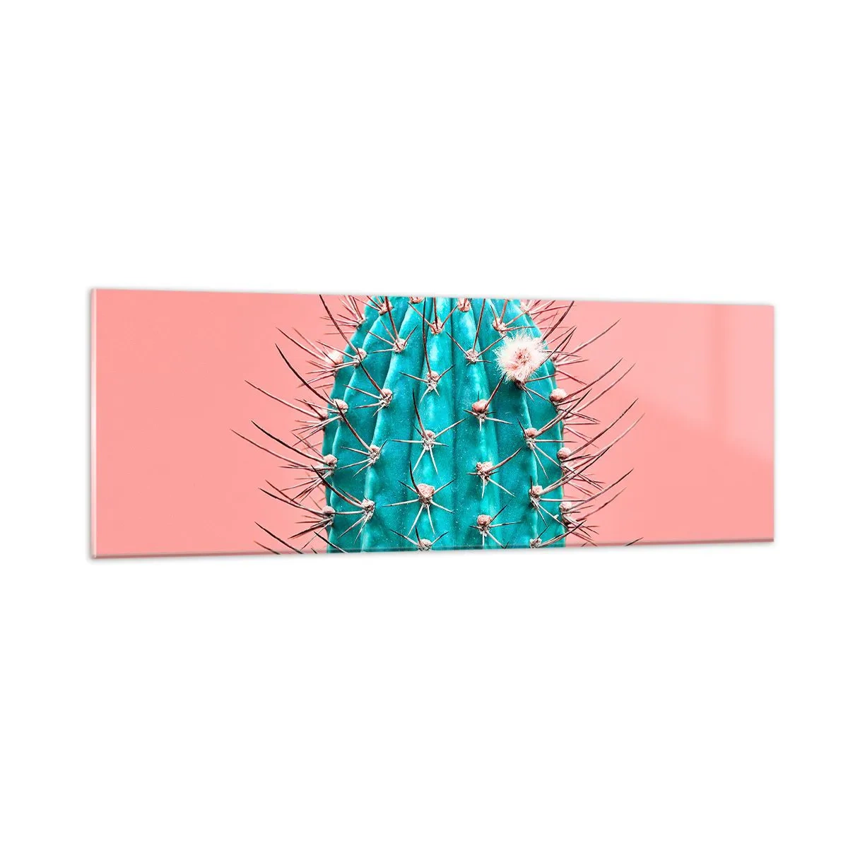 Schilderen op glas - Kijk gewoon - 90x30 cm