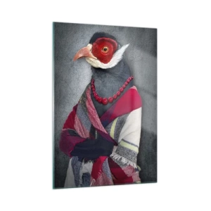 Schilderen op glas - Wat doe ik hier?! - 50x70 cm