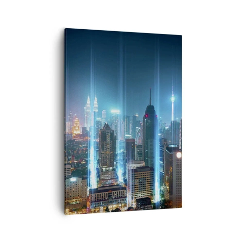 Schilderen op canvas - Op z'n Berlijns naar de hemel - 50x70 cm