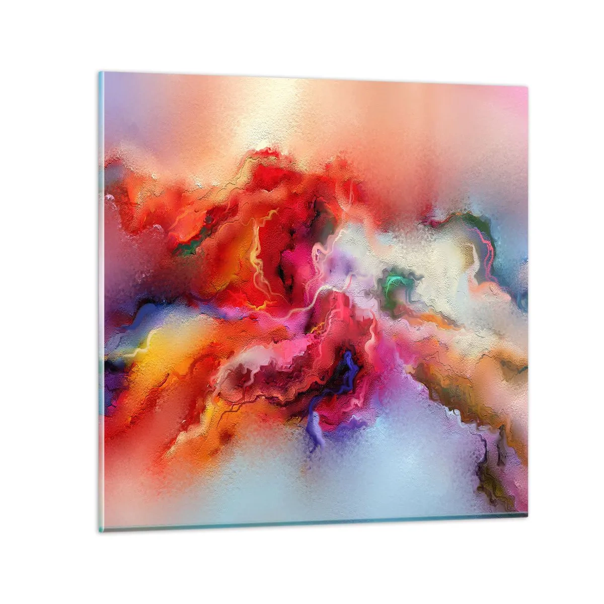 Schilderen op glas - Hoe vang je dromen - rook - 70x70 cm