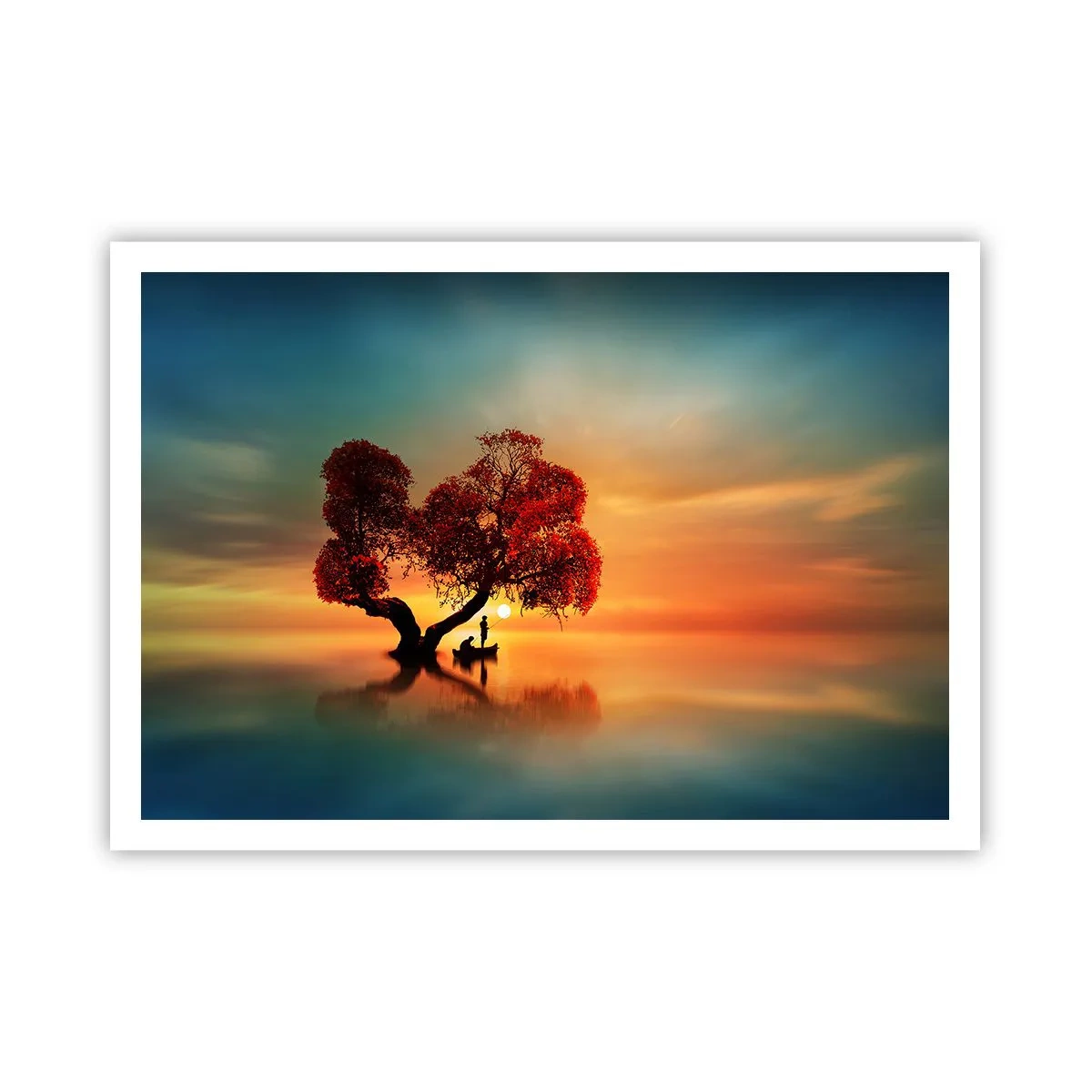 Poster - Afstanders en de stilte van de wereldlozen - 100x70 cm
