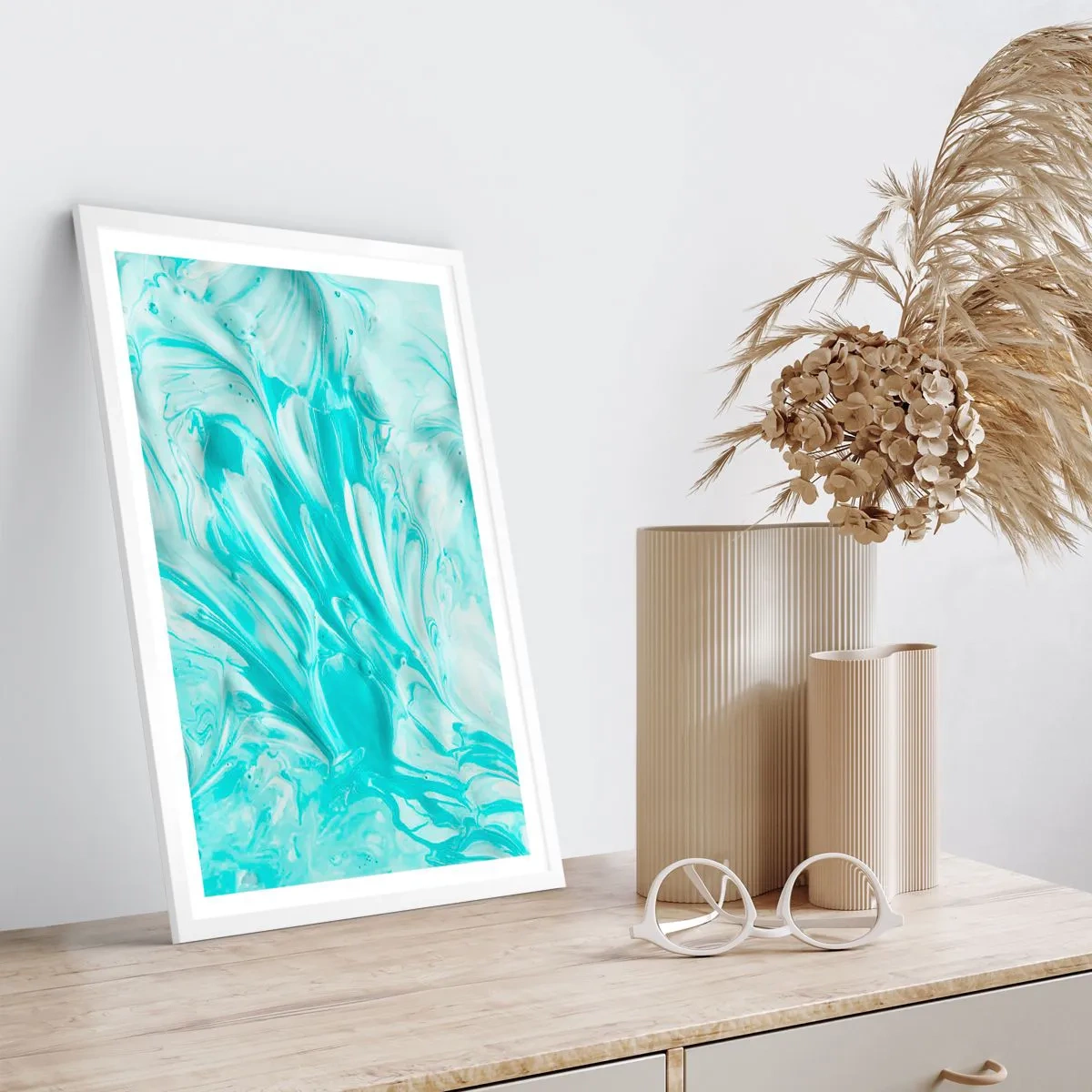 Poster in een witte lijst - Voor altijd samen - 40x50 cm