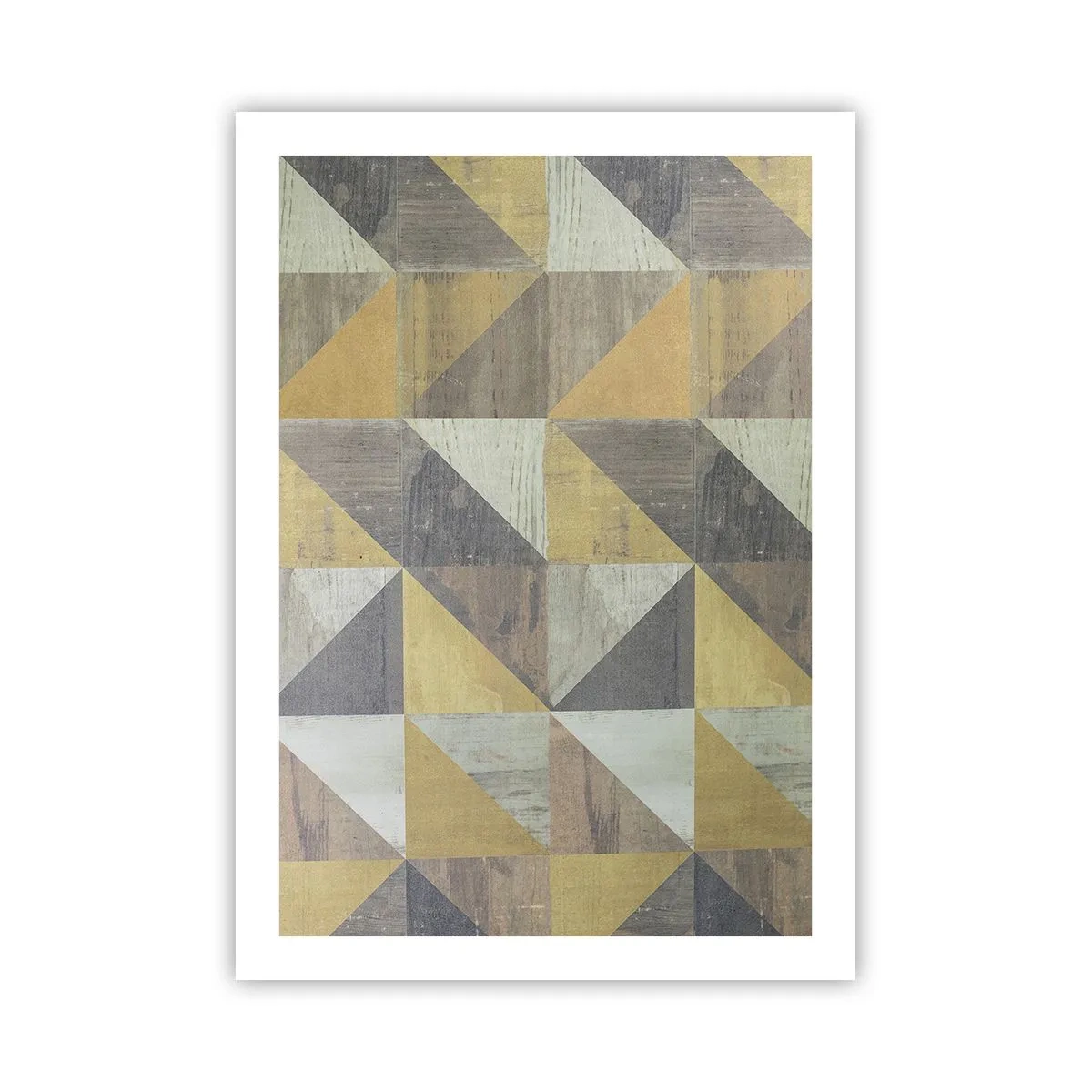 Poster - Op de hoek van de driehoek - 50x70 cm