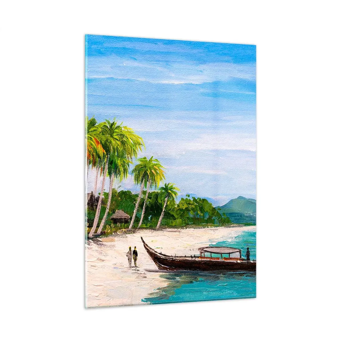 Schilderen op glas - Een exotische droom - 50x70 cm