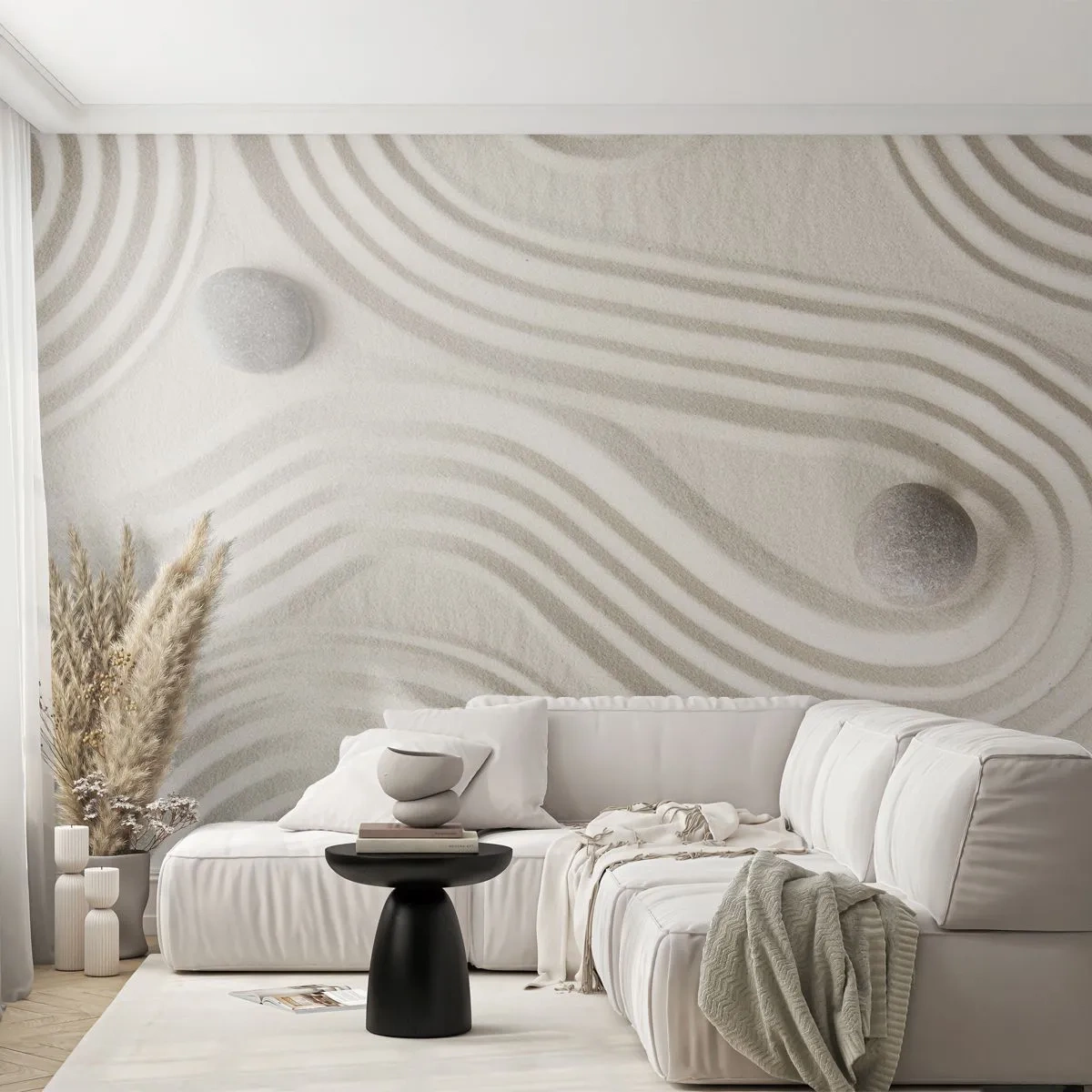 Fotobehang op maat Premium Sand - Een vleugje warmte - Abstractie, Deel, Zand