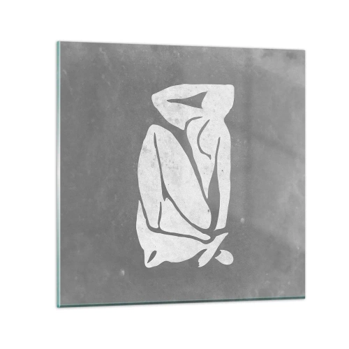 Schilderen op glas - In reflectie - 60x60 cm