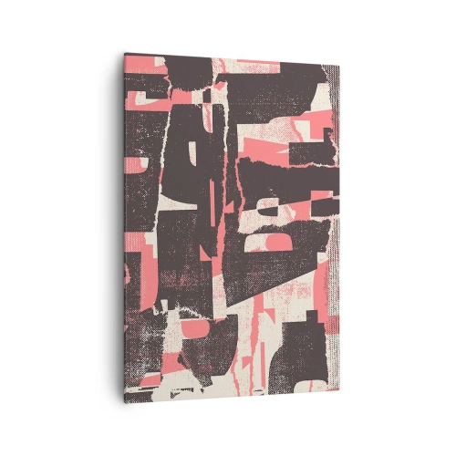 Schilderen op canvas - Al dit lawaai - 70x100 cm