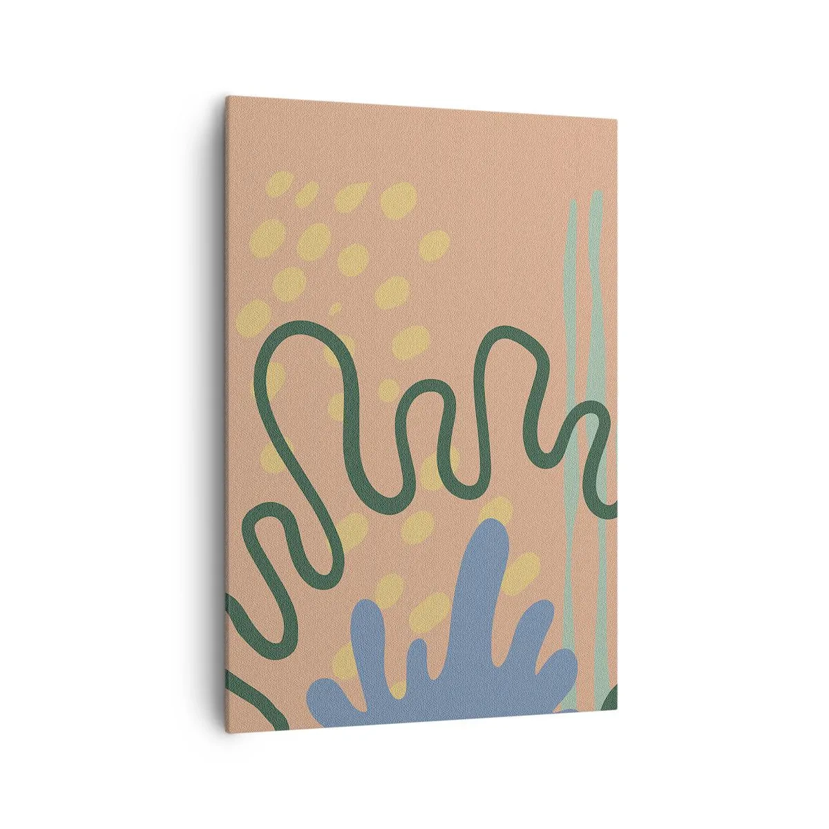 Schilderen op canvas - Abstractie: verscheidenheid van de natuur - 70x100 cm