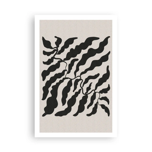 Poster - Natuur van een vierkant - 61x91 cm
