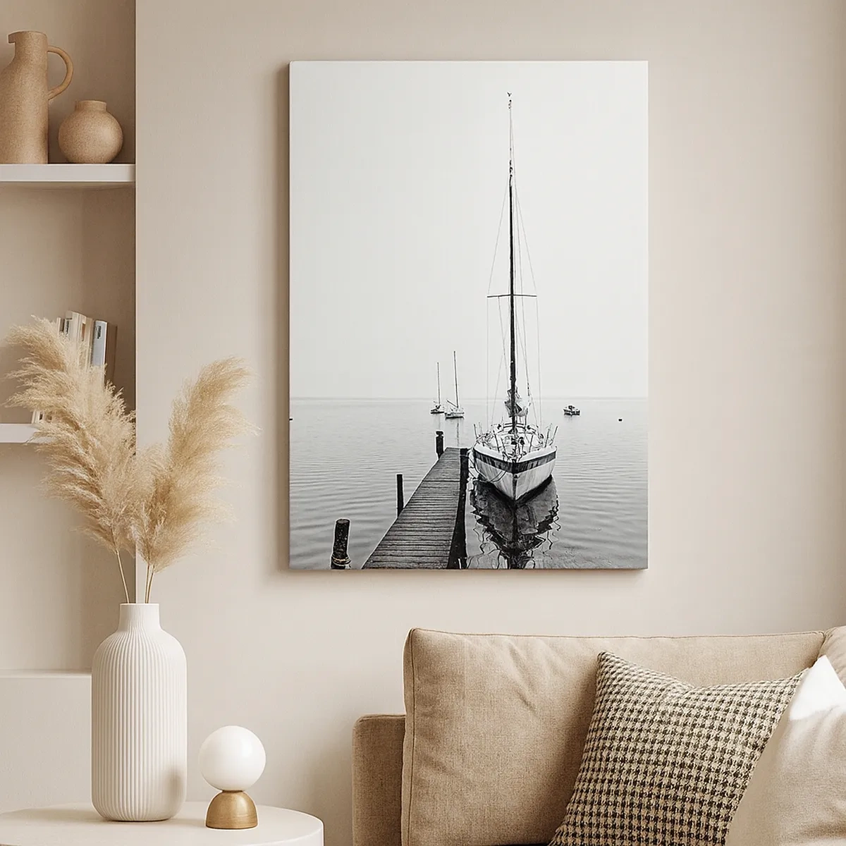 Schilderen op canvas - Klaar om te vertrekken - 50x70 cm