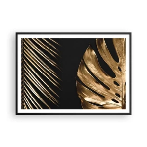 Poster in een zwarte lijst - Anders en net zo duur - 100x70 cm