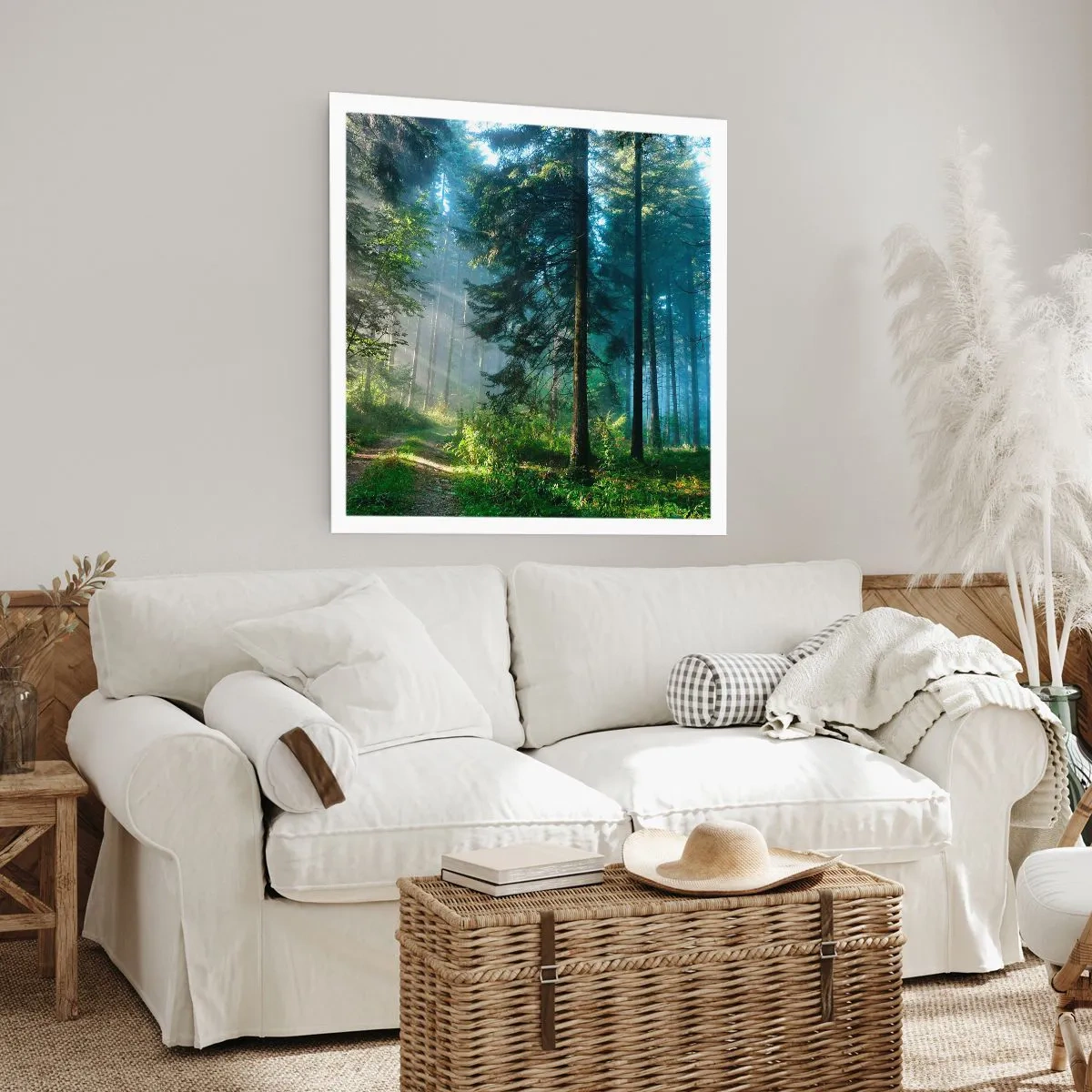 Poster - Stralend in de ochtend - 50x50 cm