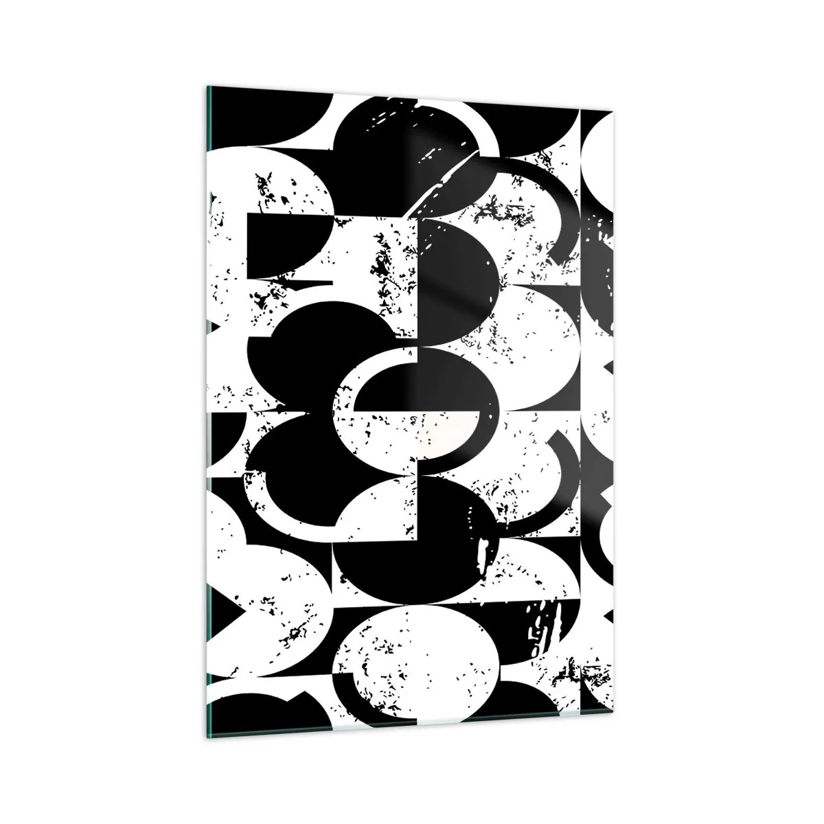 Schilderen op glas - Wit is wit en zwart is zwart - 50x70 cm