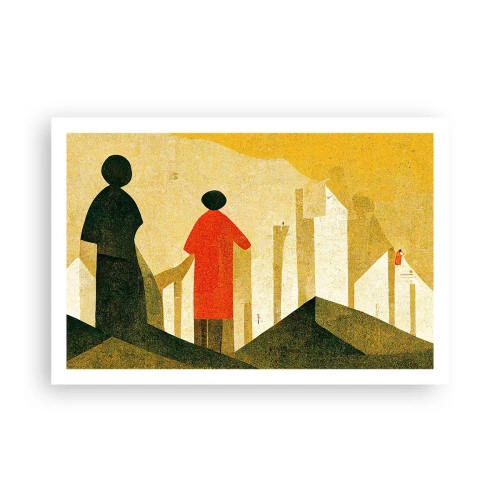 Poster - Er is nog een lange weg te gaan - 91x61 cm