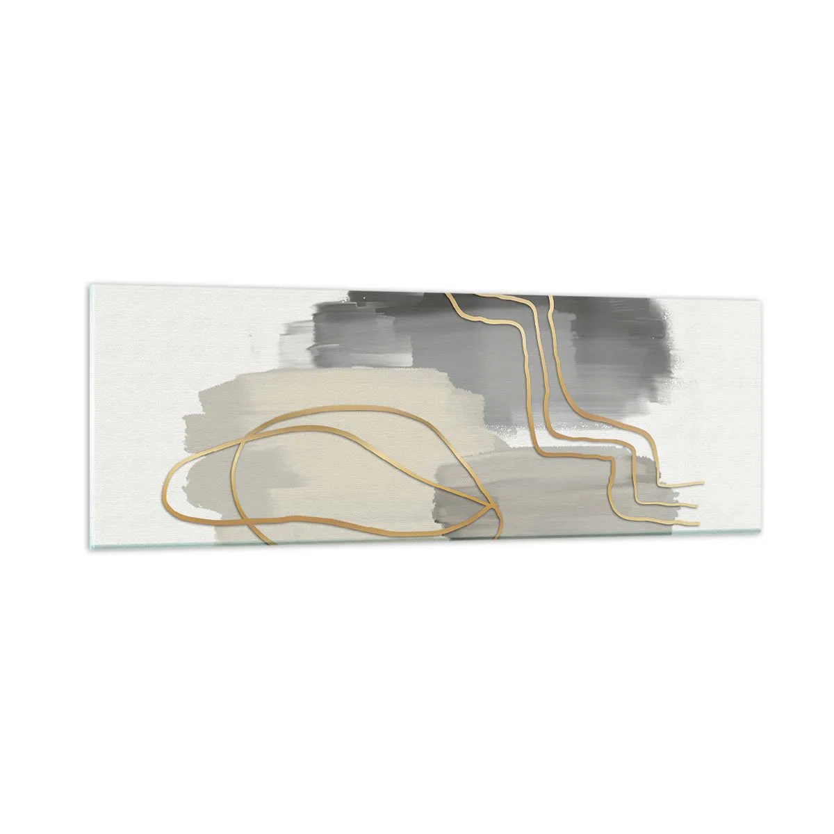 Schilderen op glas - Duur en beweging - 90x30 cm