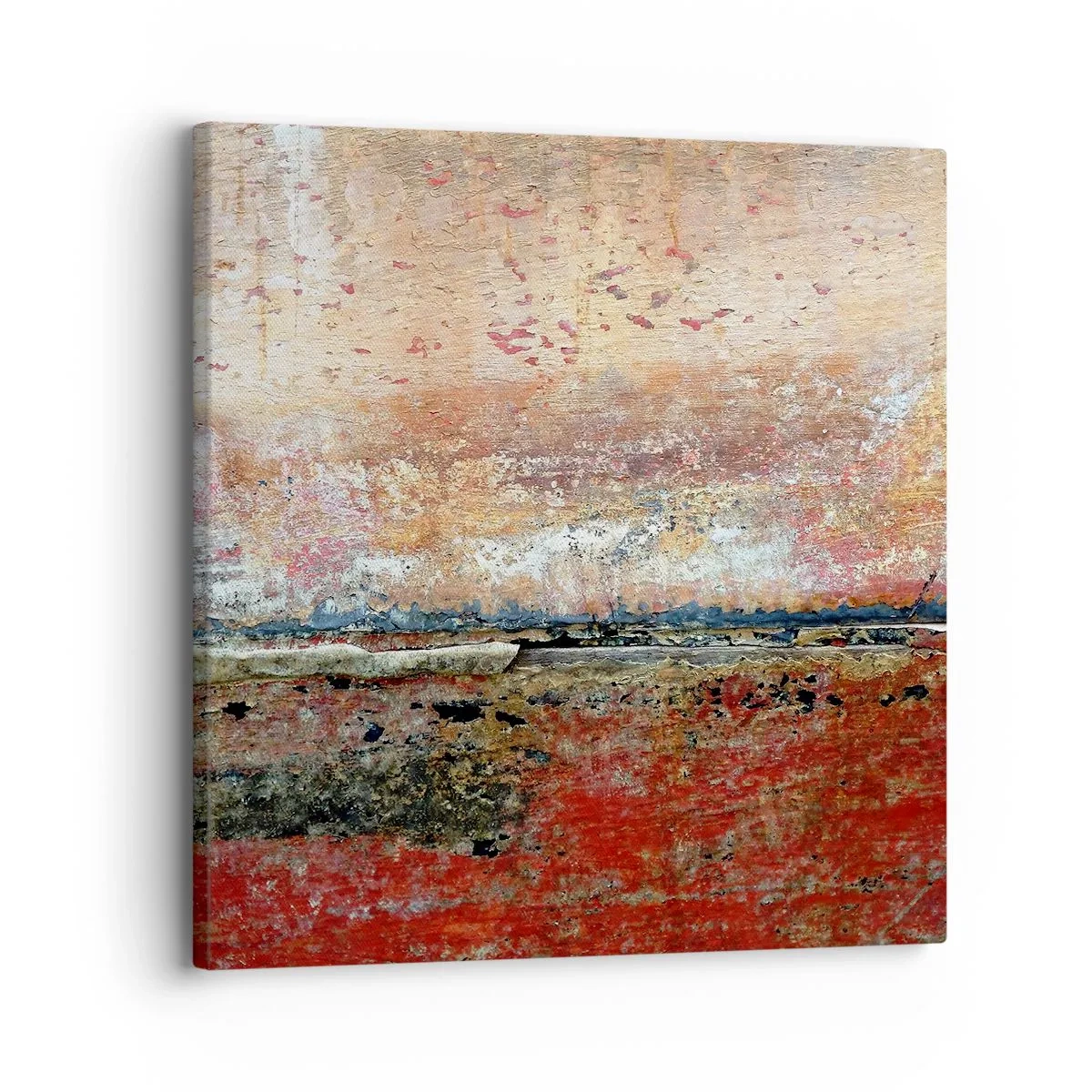 Schilderen op canvas - Wellicht is het de zee - 30x30 cm