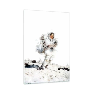 Schilderen op glas - Gezant van de Aarde - 80x120 cm