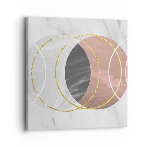 Schilderen op canvas - Muziek van de sferen - 30x30 cm