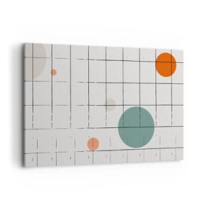 Schilderen op canvas - Gevangen. Wij of zij? - 120x80 cm