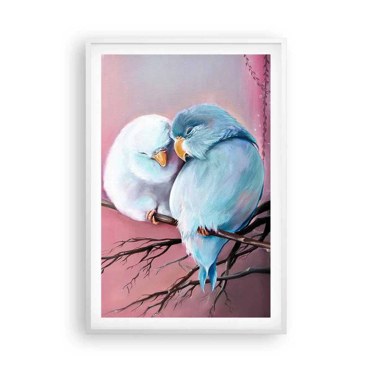 Poster in een witte lijst - Wat kan ik hier toevoegen? ... - 61x91 cm