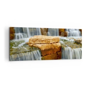 Schilderen op canvas - Trap naar de hemel - 100x40 cm