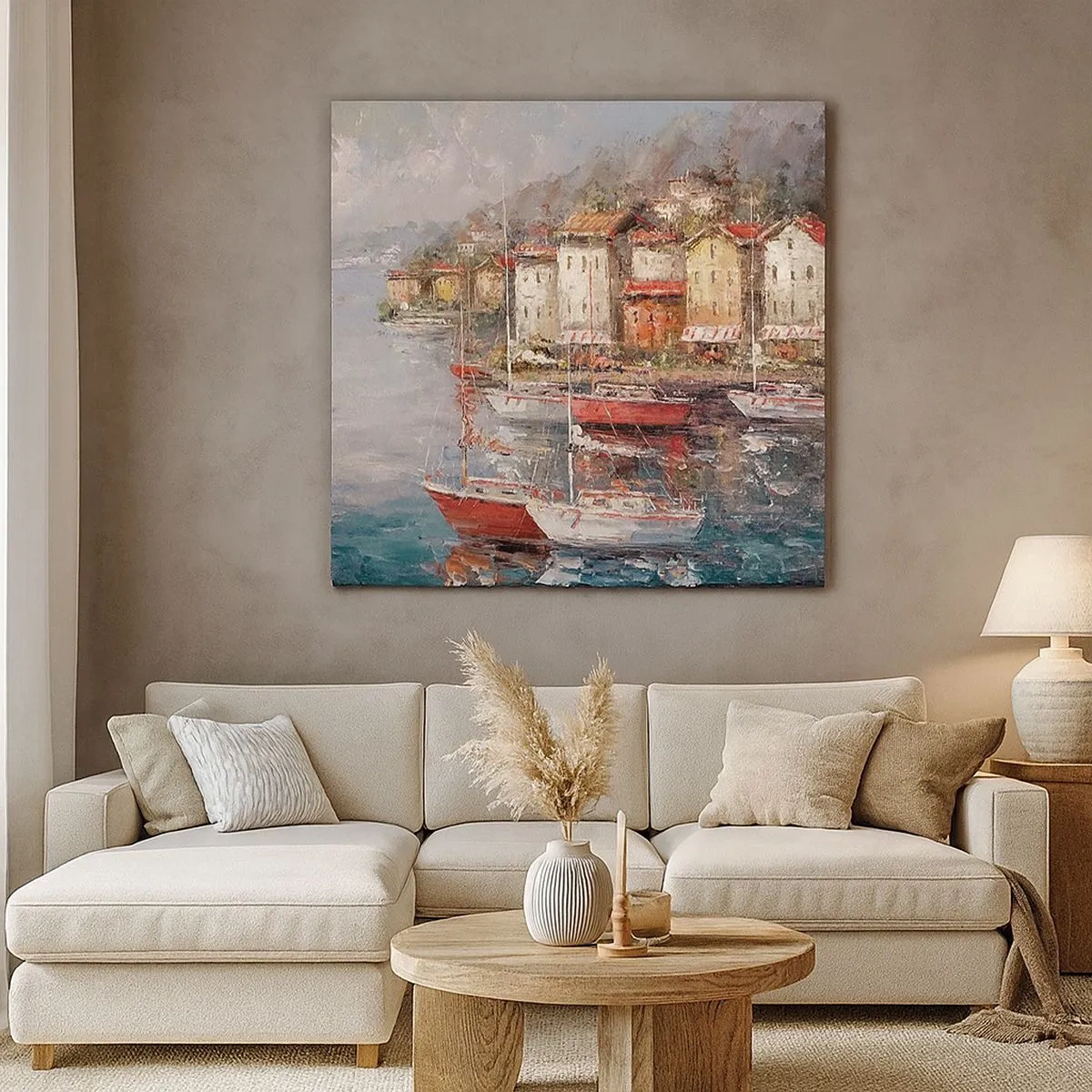 Schilderen op canvas - Romantisch toevluchtsoord - 30x30 cm