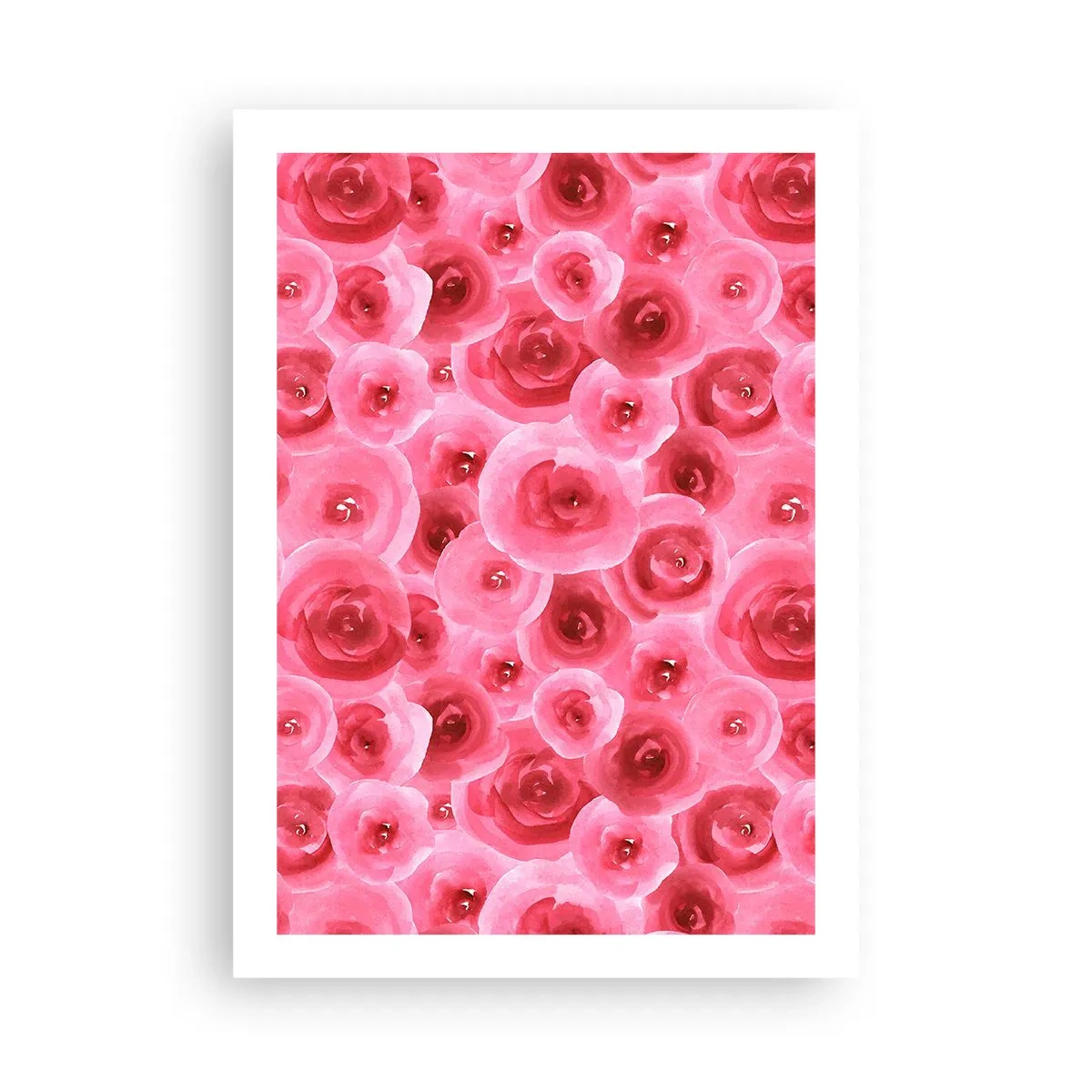 Poster - Rozen onder en boven - 50x70 cm