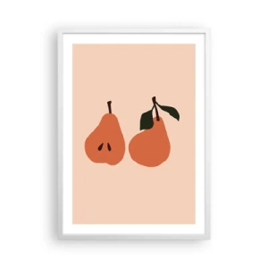 Poster in een witte lijst - Zoetheid zelf - 50x70 cm