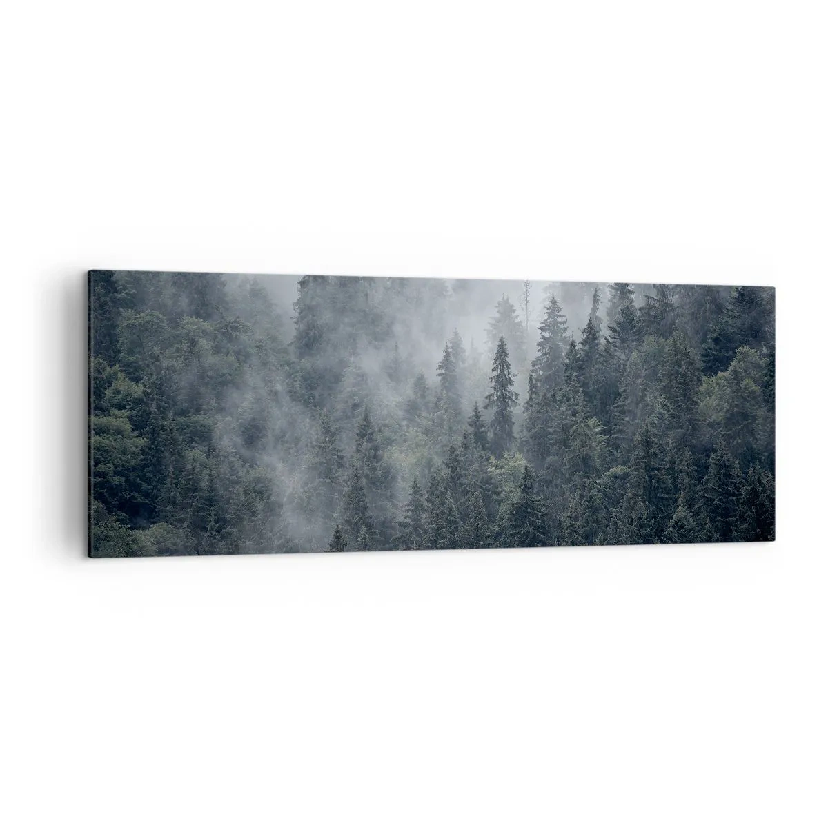 Schilderen op canvas - Bos dageraad - 140x50 cm