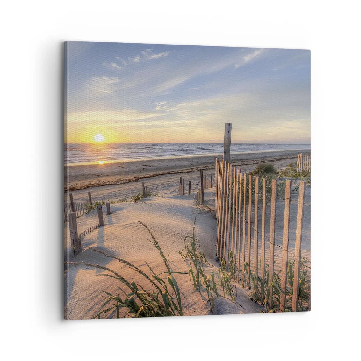 Schilderen op canvas - Glans en schaduw van de wind - 60x60 cm