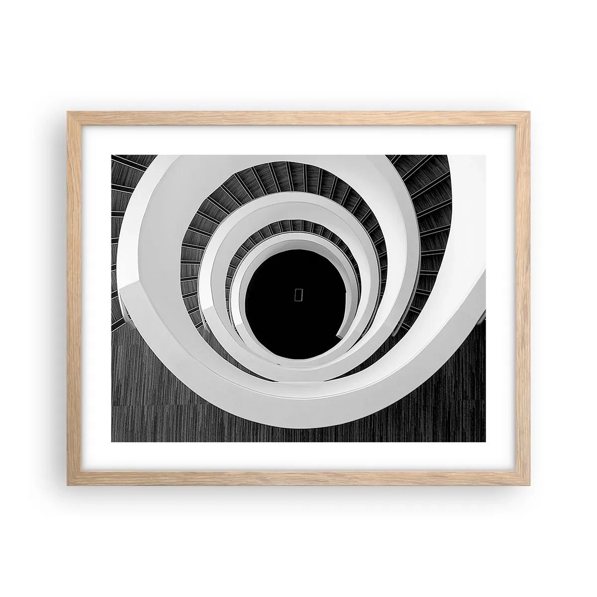 Een poster in een licht eiken lijst - Tot de kern van de zaak - 50x40 cm