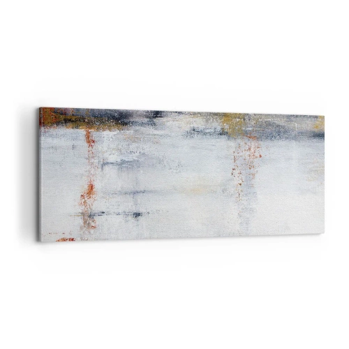 Schilderen op canvas - Achter de luchtgordijn - 100x40 cm