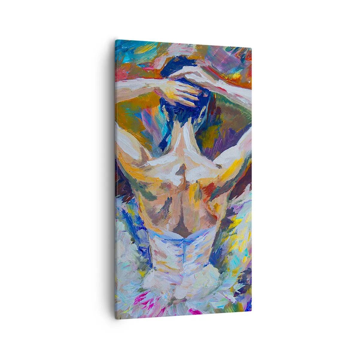 Schilderen op canvas - Het kan van alles zijn - 55x100 cm