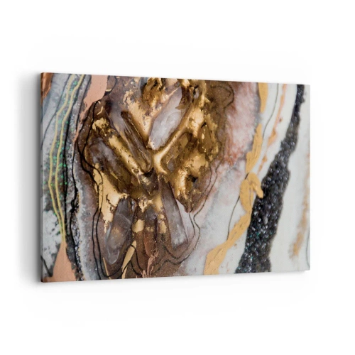 Schilderen op canvas - Het element aarde - 120x80 cm