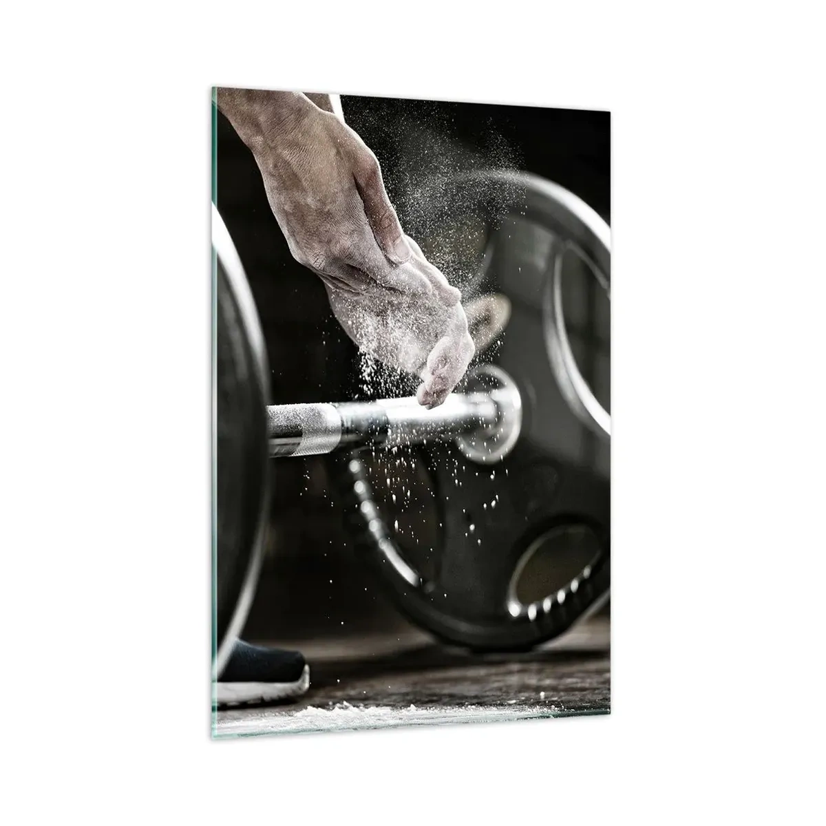 Schilderen op glas - Uitdaging aanvaard! - 80x120 cm