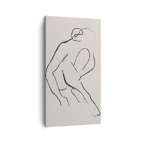 Schilderen op canvas - Intieme schets - 45x80 cm