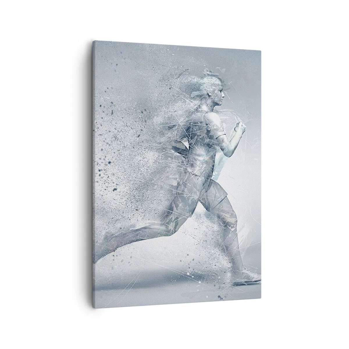 Schilderen op canvas - Kristalheldere energie - 50x70 cm