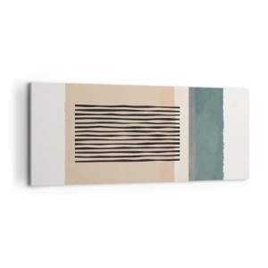 Schilderen op canvas - Alles is oke - 100x40 cm