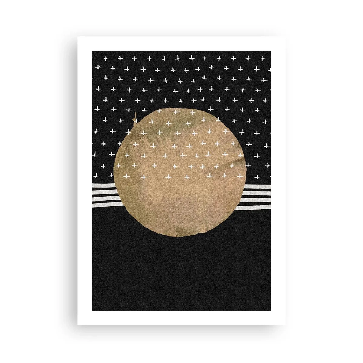 Poster - Samenstelling: galaxy-vlag - 50x70 cm