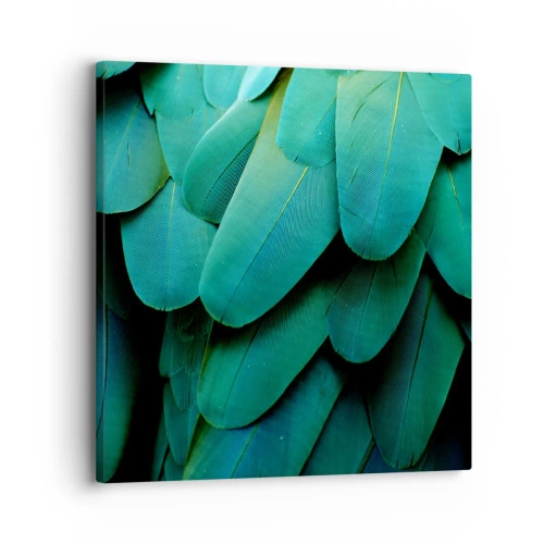 Schilderen op canvas - Papegaaiachtige precisie - 30x30 cm