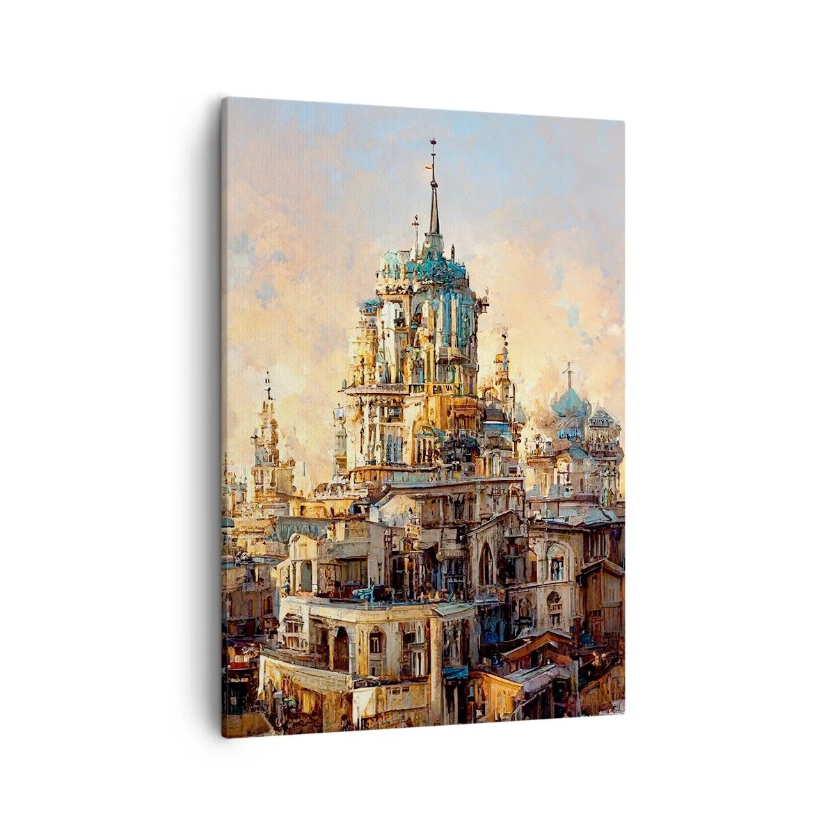 Schilderen op canvas - Stad der steden - 50x70 cm