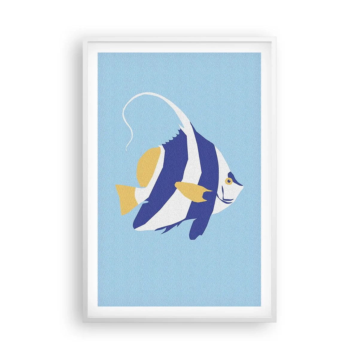 Poster in een witte lijst - Miss tropische wateren - 61x91 cm