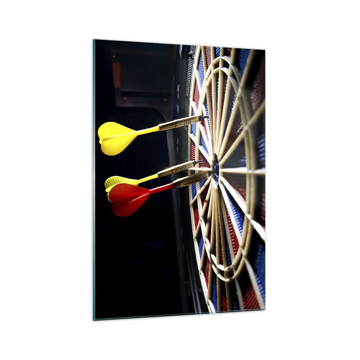 Schilderen op glas - De spikerop de kop - 70x100 cm