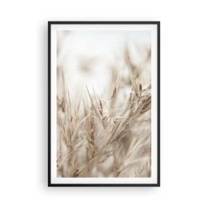 Poster in een zwarte lijst - Weide en wind - 61x91 cm