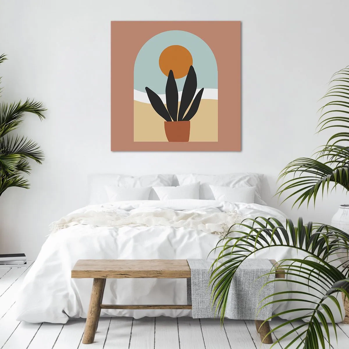 Schilderen op canvas - Kleine geneugten - 30x30 cm