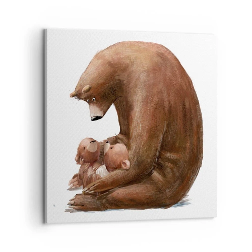 Schilderen op canvas - Zoete dromen, kinderen - 50x50 cm