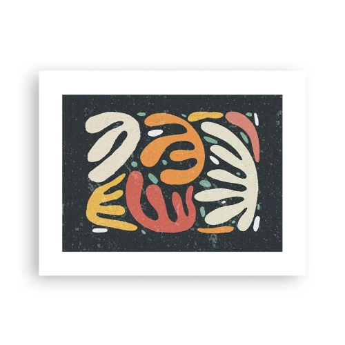 Poster - Compositie – ik sta op het punt je te pakken te krijgen - 40x30 cm